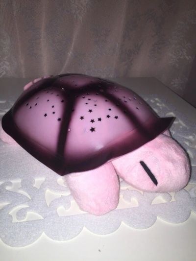 Лот: 4803688. Фото: 1. ночник черепаха розовая. Музыкальные