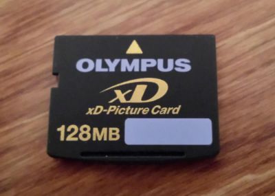 Лот: 5251088. Фото: 1. 128 MB xD Picture Card Olympus. Карты памяти