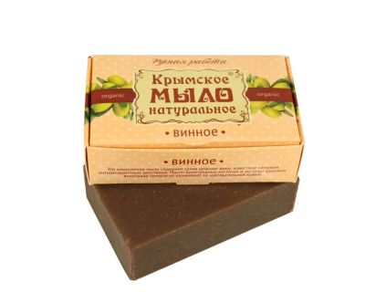 Лот: 5493257. Фото: 1. Крымское мыло натуральное "Винное... Уход за телом