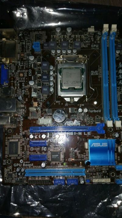 Лот: 10883831. Фото: 1. Материнская плата ASUS P8H61-M... Материнские платы