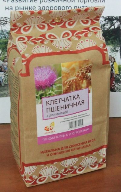 Лот: 10172185. Фото: 1. Клетчатка пшеничная с Расторопшей... Диетическое питание