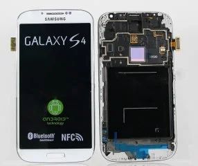 Лот: 9283755. Фото: 1. Дисплей Samsung i9500 модуль Белый. Дисплеи, дисплейные модули, тачскрины