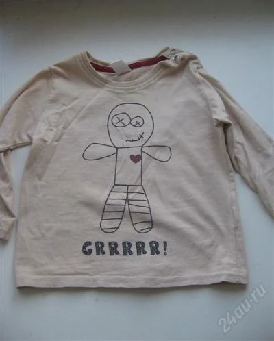 Лот: 1229465. Фото: 1. Футболка с длинным рукавом ZARA... Футболки, поло, топы, лонгсливы