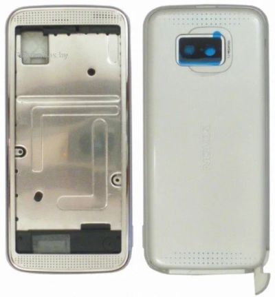 Лот: 12058071. Фото: 1. Корпус Nokia 5530 Белый. Корпуса, клавиатуры, кнопки