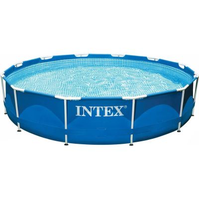 Лот: 25393092. Фото: 1. Каркасный бассейн Intex Metal... Бассейны, аксессуары и комплектующие