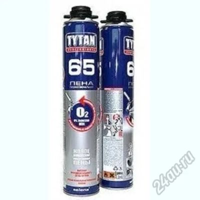 Лот: 5921687. Фото: 1. Пена монтажная Tytan 65л. Профессиональная... Клеи, герметики, пена монтажная, клейкие ленты