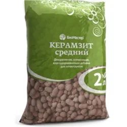 Лот: 7338917. Фото: 1. Керамзит Дренаж средний 2л (БиоМастер... Грунты, удобрения
