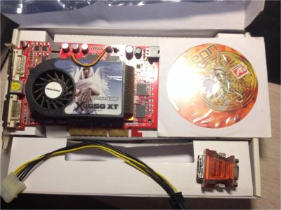 Лот: 9468218. Фото: 1. ATI Radeon X1650 XT 256MB, AGP. Видеокарты