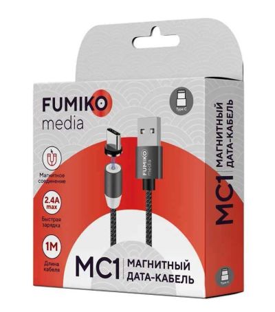 Лот: 22148153. Фото: 1. Кабель FUMIKO MC1 TYPE-C магн... Дата-кабели, переходники