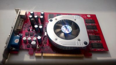 Лот: 17286962. Фото: 1. Видеокарта NVidia GeForce 6200... Видеокарты