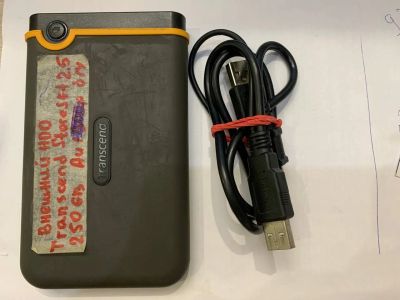 Лот: 20748235. Фото: 1. Внешний HDD Transcend Storejet... Жёсткие диски (HDD)