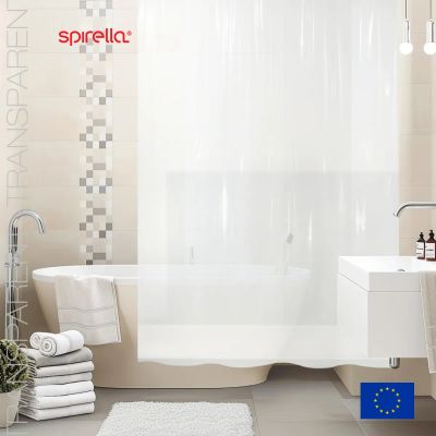 Лот: 24943375. Фото: 1. Штора для ванной комнаты Spirella... Аксессуары для ванной