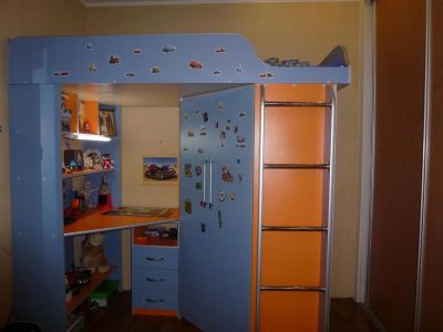 Лот: 3465159. Фото: 1. Детская кровать-чердак. Детские кровати и кроватки