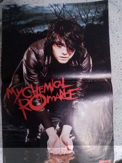 Лот: 6013315. Фото: 1. Постер плакат My chemical romance... Наклейки, карточки, вкладыши