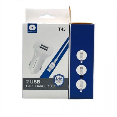Лот: 22145595. Фото: 1. АЗУ WUW T-43 2*USB+microUSB 2... Зарядные устройства, блоки питания, адаптеры сетевые для смартфонов