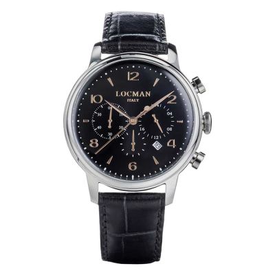 Лот: 23900063. Фото: 1. Мужские часы LOCMAN 1960 0254A01R-00BKRG2PK. Оригинальные наручные часы