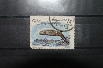 Лот: 4181930. Фото: 1. с рубля марка28 Куба фауна 1980... Марки