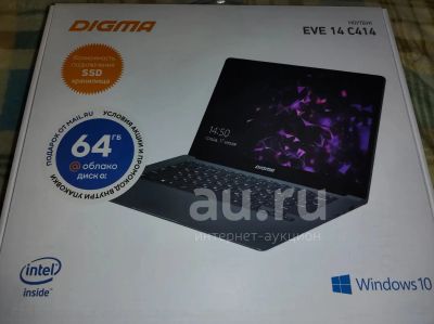 Лот: 22494792. Фото: 1. Ноутбук Digma EVE14 C414(14"/IPS... Ноутбуки