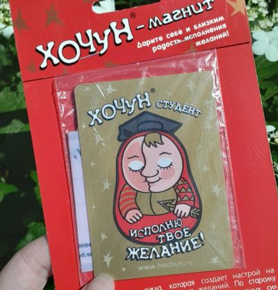 Лот: 25518355. Фото: 1. Хочун - магнит "Студент". Новый... Магниты сувенирные