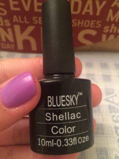 Лот: 6719399. Фото: 1. Гель-лак темно-фиолетовый. Лак для ногтей