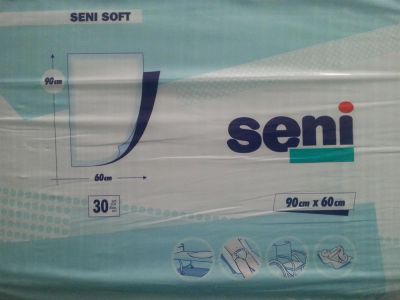 Лот: 3753224. Фото: 1. Пеленки SENI SOFT гигиенические... Антисептики, защитные средства, медицинские маски