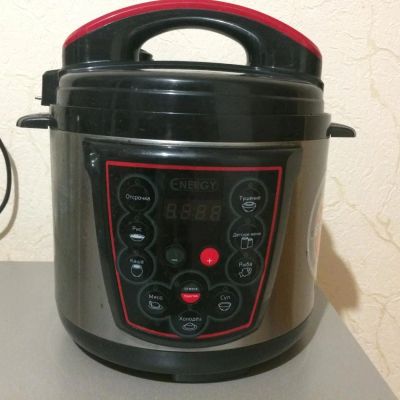 Лот: 11108057. Фото: 1. Мультиварка скороварка energy... Кухонная