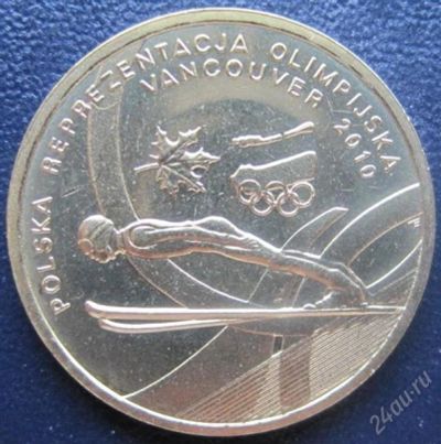 Лот: 2087443. Фото: 1. 2 злотых. 2010 Польская олимпийская... Европа