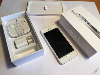 Лот: 6406443. Фото: 1. Apple iPhone 5 16Gb White Полный... Смартфоны
