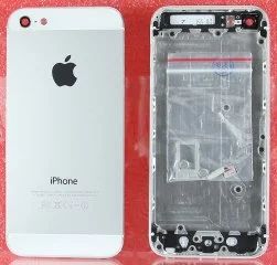Лот: 9185408. Фото: 1. Корпус iPhone 5 Белый. Корпуса, клавиатуры, кнопки