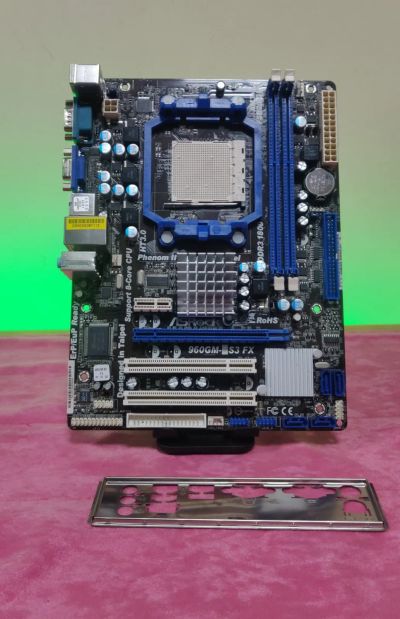 Лот: 24375037. Фото: 1. Мат. плата ASRock 960GM-S3 FX... Материнские платы