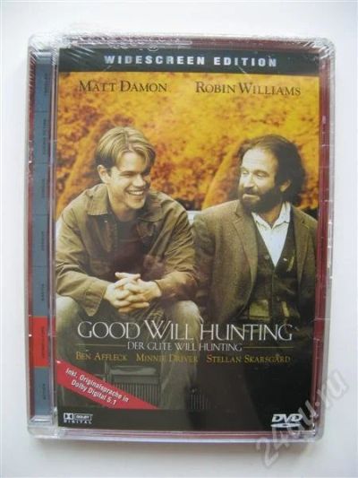 Лот: 710036. Фото: 1. Good Will Hunting - Умница Уилл... Видеозаписи, фильмы