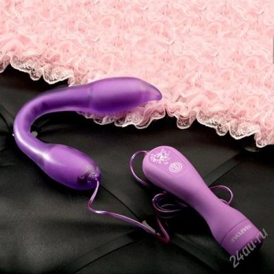 Лот: 2363839. Фото: 1. Гибкий фиолетовый вибратор BENDABLE... Игрушки