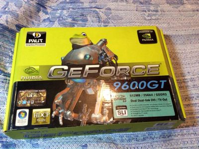 Лот: 4811280. Фото: 1. Palit GeForce 9600 GT 650Mhz 512Mb... Видеокарты