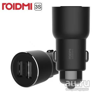 Лот: 10595974. Фото: 1. Xiaomi Roidmi 3S Bluetooth FM-Трансмиттер... Зарядные устройства, блоки питания, адаптеры сетевые для смартфонов