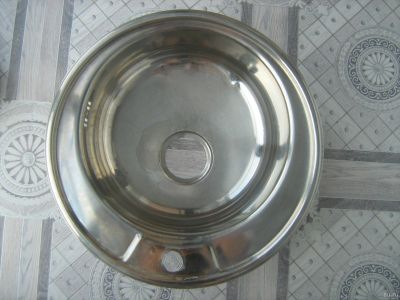 Лот: 13865065. Фото: 1. Мойка круглая нержавейка. Мойки кухонные