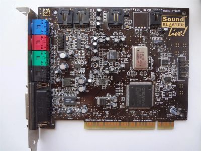 Лот: 2992662. Фото: 1. Creative Sound Blaster Live! ct... Звуковые карты
