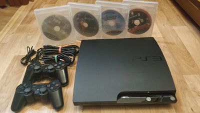 Лот: 14967224. Фото: 1. Sony Playstation 3 Slim (ps3... Игровые приставки, консоли