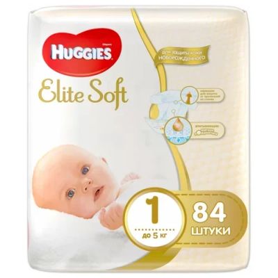 Лот: 13261197. Фото: 1. Подгузники Huggies Elite Soft... Детская гигиена