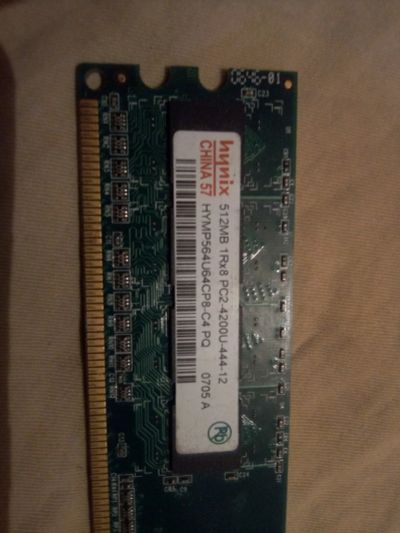 Лот: 15574810. Фото: 1. Оперативная память hynix 512MB. Оперативная память