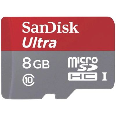 Лот: 8480161. Фото: 1. Карта памяти Microsdhc 8Gb SanDisk... Карты памяти