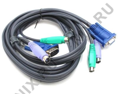 Лот: 4325961. Фото: 1. Aten 2L-1001P/C, кабель для KVM... Другое (серверы, схд)
