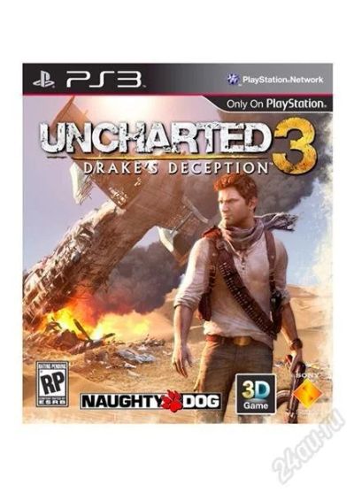 Лот: 2401493. Фото: 1. uncharted 3 ps3 полностью на русском... Игры для консолей