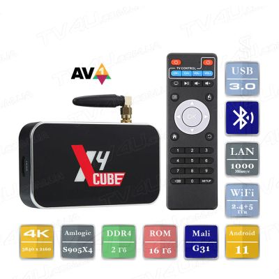 Лот: 19184920. Фото: 1. TV Box UGOOS X4 CUBE 2GB DDR4... Медиаплееры