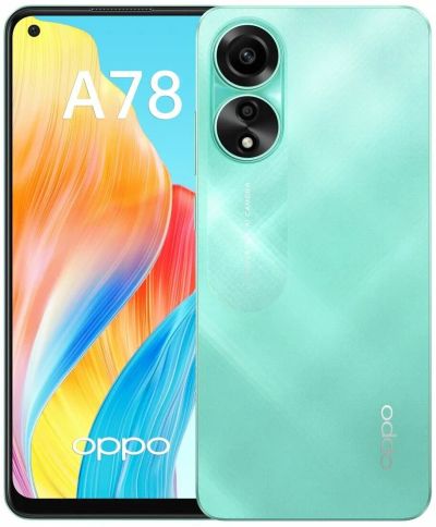 Лот: 20747542. Фото: 1. Смартфон OPPO A78 8/128Gb Green. Смартфоны