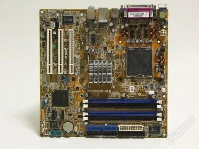 Лот: 1725953. Фото: 1. ASUS P5P800-MX Гарантия 1 месяц. Материнские платы
