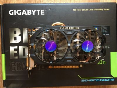 Лот: 11659416. Фото: 1. Gigabyte GTX 750 Ti (Black Edition... Видеокарты