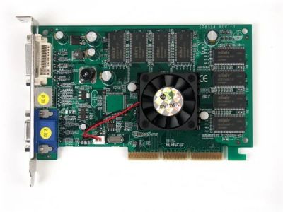 Лот: 5000729. Фото: 1. GeForce FX5200 128Mb 128bit DDR... Видеокарты