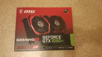 Лот: 10487294. Фото: 1. Продам Видеокарту MSI GTX 1050TI... Видеокарты