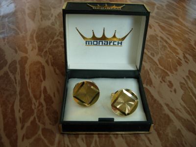Лот: 12875107. Фото: 1. Запонки Monarch Монарх 1980-х... Другое (домашний быт)