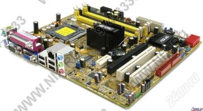 Лот: 205665. Фото: 1. ASUS P5B-VM SE LGA775 <G965> PCI-E... Материнские платы